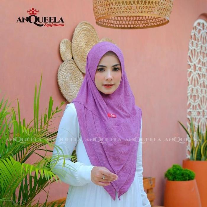 KHIMAR HIJAB INSTAN SYAFIRA GLOW ANQUEELA