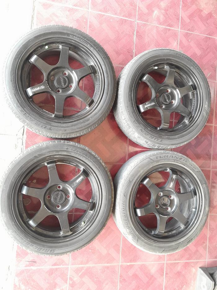 Velg Mobil Second Ring 16 TE37 R16 Brio Jazz Yaris Mobilio Agya Sigra