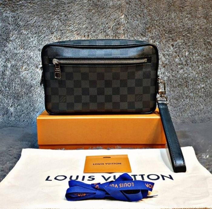 Louis Vuitton damier kasai Clutch 100% Authentic Guarante Original