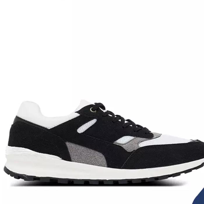 Sepatu Pria Casual Sneakers Cavallero Tammaro Black