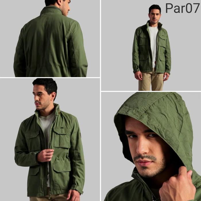 MGEE Jaket Pria Casual Hoodie | Jaket Parka Pria Original