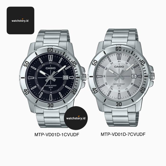 Jam Tangan Pria Casio Original MTP-VD01D-1CVUDF / 7CVUDF