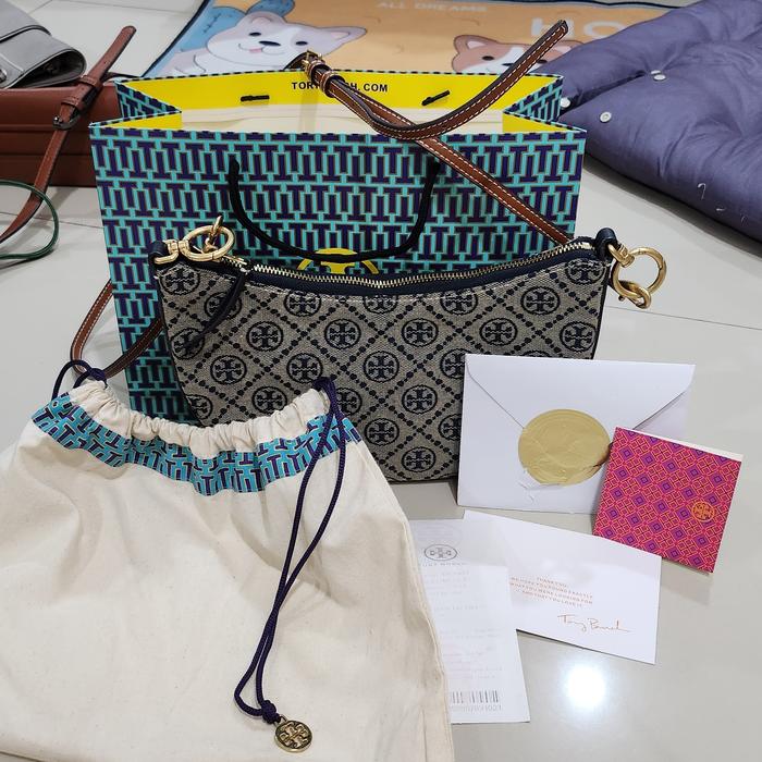tory burch t monogram jacquard