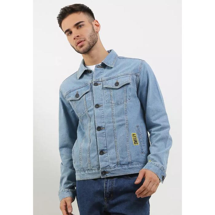 OBERMAIN - JACKET DENIM PRIA ORIGINAL - Obermain X Smiley Fun Denim