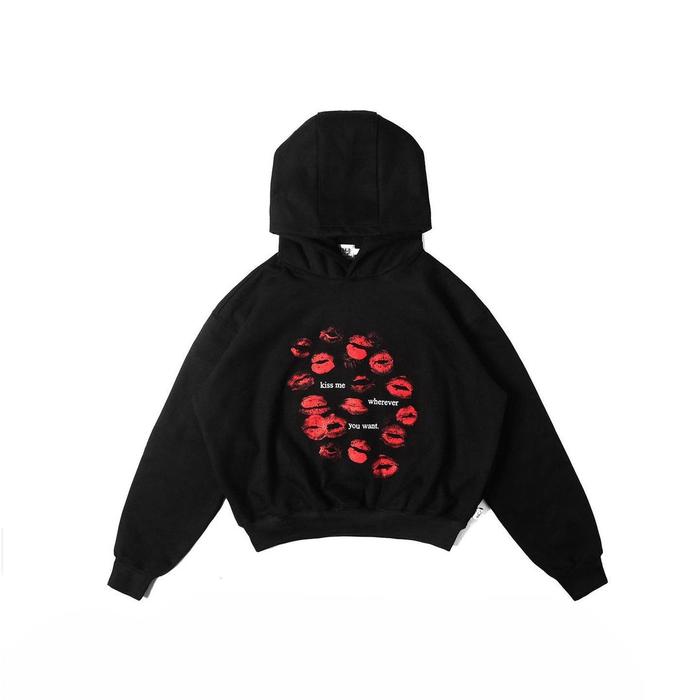 Hoodie Kiss Me Black