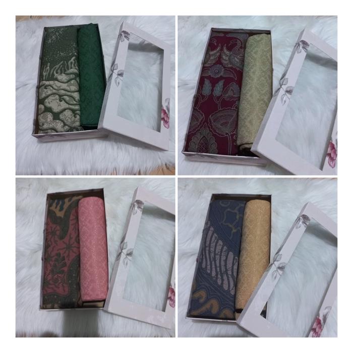 Paket kain batik doby Bahan batik doby Batik potongan Setelan batik