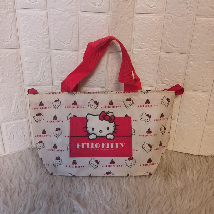tote bag wanita hello kitty alfamart preloved