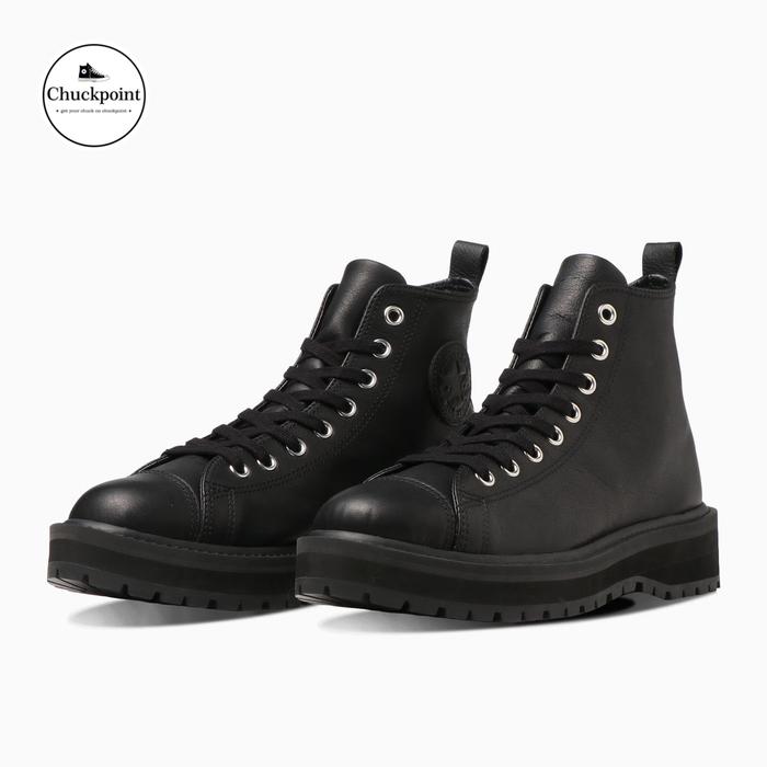 Converse Japan Exclusive, All Star Longlife Black Leather Vibram