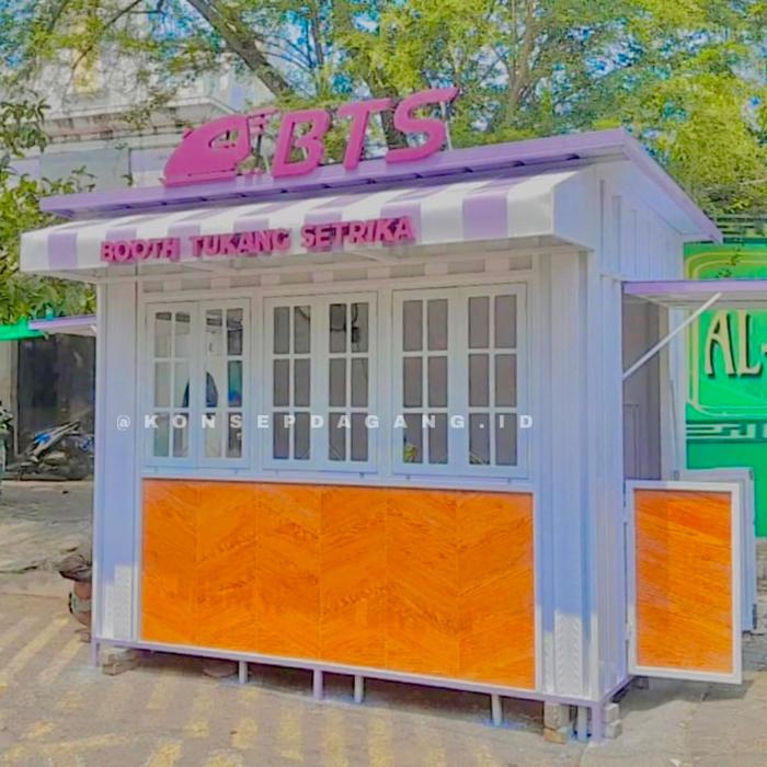 Booth container custom bondek 3x2x2,5