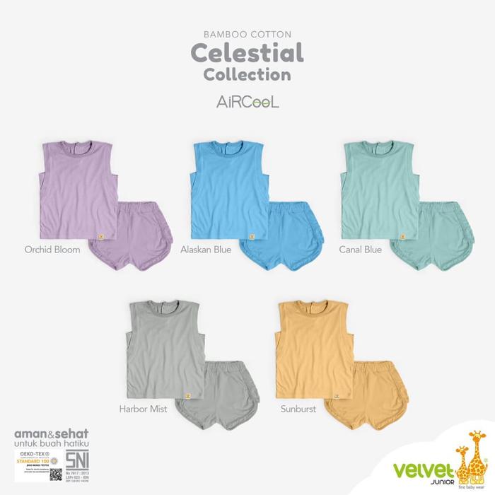 VELVET JUNIOR Celestial Bamboo Cotton Kutung Sport
