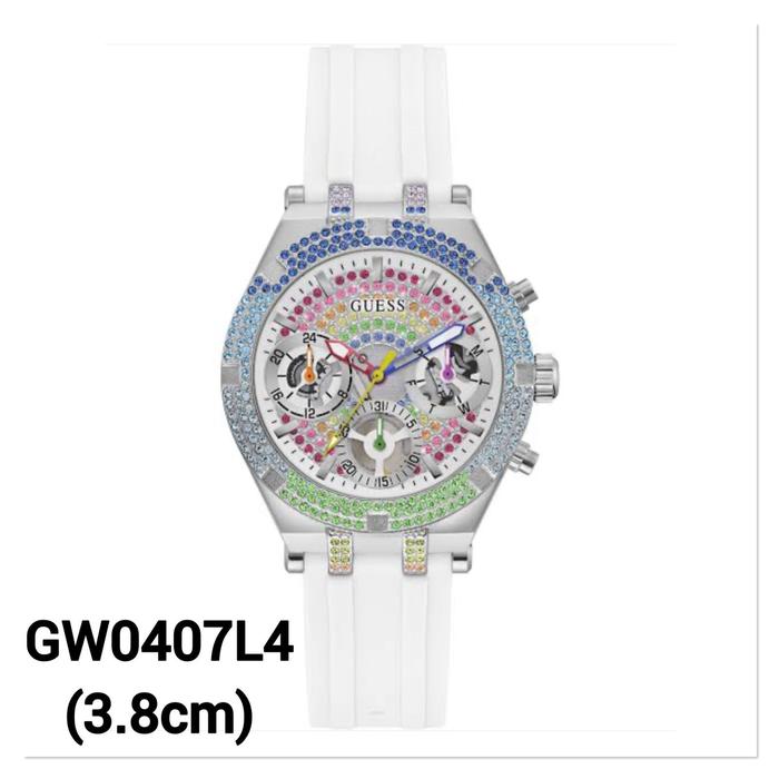 Jam Tangan Wanita Guess GW0407L1 GW0407L2 GW0407L3 GW0407L4 Rubber Ori