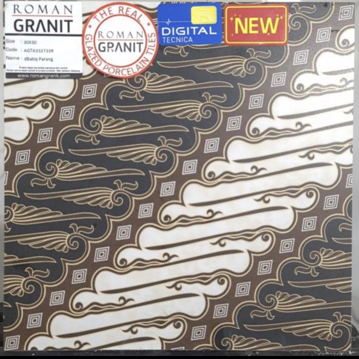 Granit Lantai Batik 30x30/Keramik Lantai Motif Batik/Batik Parang