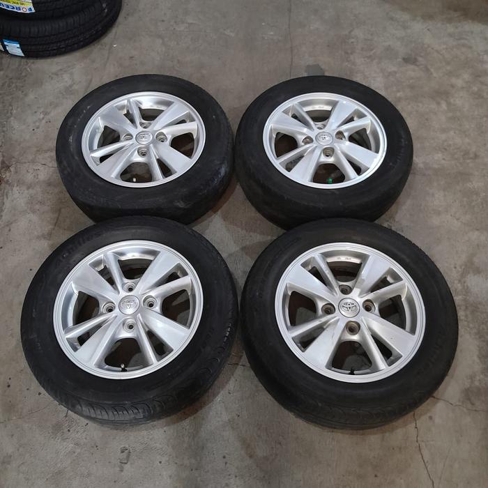 Velg Bekas Murah ORIGINAL Copotan Mobil Avanza Ring 15 + Ban Copotan