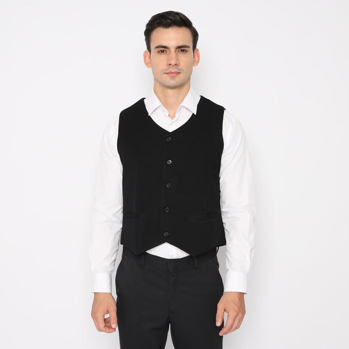 Rompi/Vest Formal Pria Hitam Pekat (R 952 JB) Andre Laurent