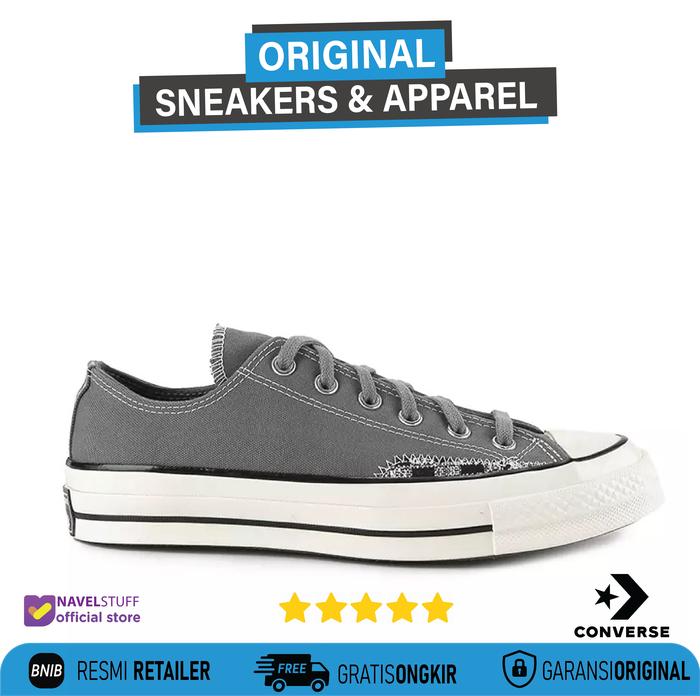 CONVERSE Chuck 70s Ox Low Grey Crafted Ollie Patch Original (PT.MAP)
