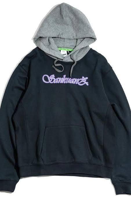 PUMA X SANKUANZ UNISEX HOODIES-BLACK