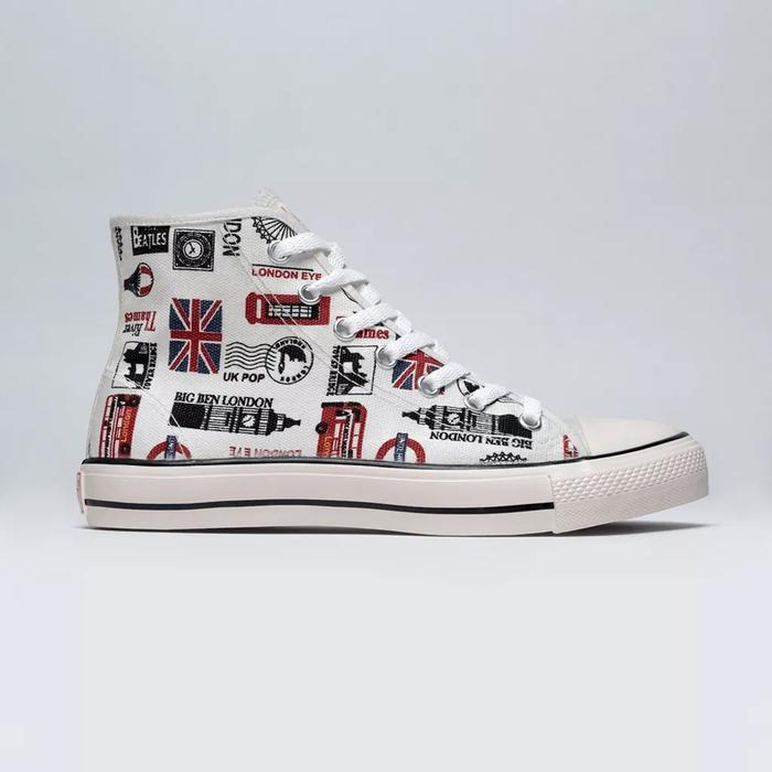 sepatu johnson basic high london putih original sneakers casual unisex