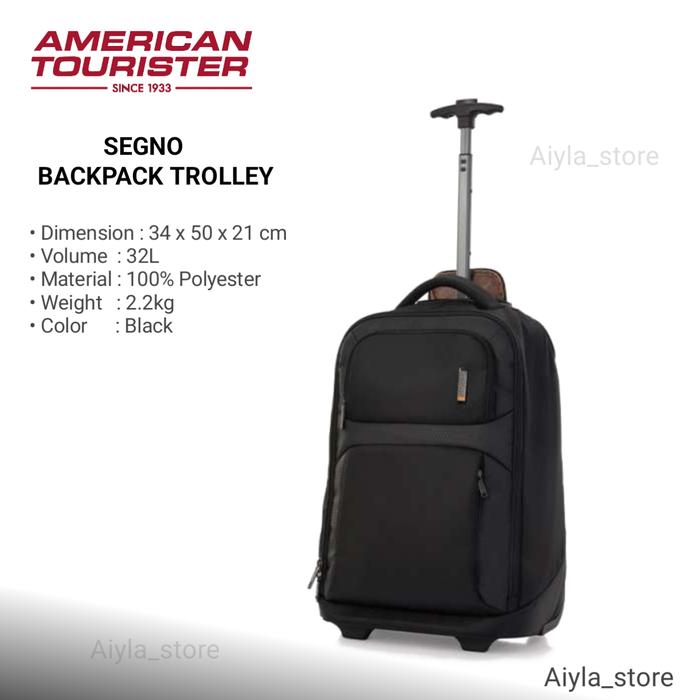 American Tourister Segno Backpack Trolley Softcase Laptop 15,6 Inch