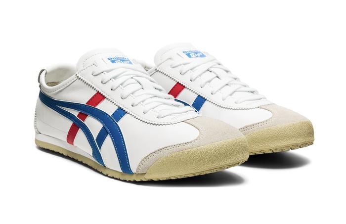 Sepatu Wanita Onitsuka Tiger Mexico 66 White/Blue