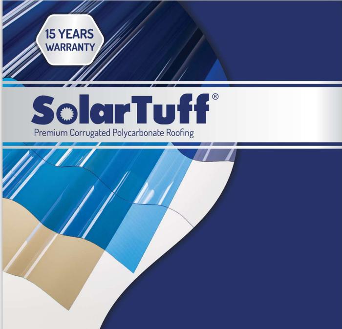SolarTuff Roma tebal 0.8mm - Atap Fiber SolarTuff