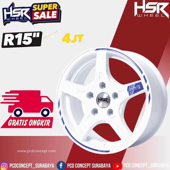 PROMO VELG MOBIL RING 15 ERTIGA LUXIO XPANDER GRANDMAX TERIOS HOLE 5