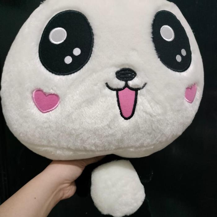 boneka panda uniqe kepala besar badan kecil limited edition