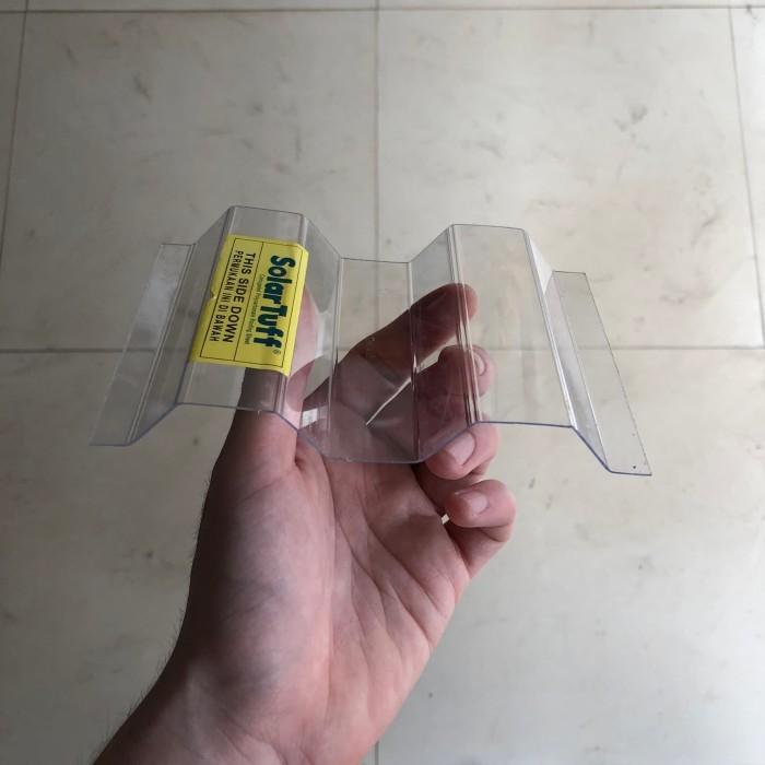 SolarTuff Greca Clear tebal 0.8mm - Atap Fiber SolarTuff