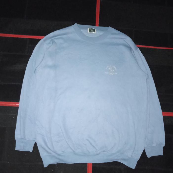 CREWNECK POLO BIRU MUDA second original