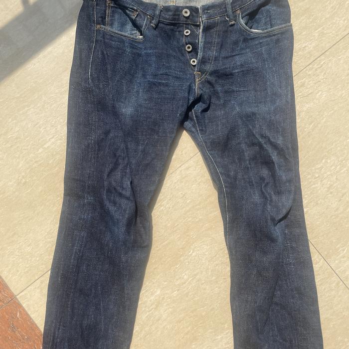 (SECOND) Jeans Selvedge Denim ONI size 34 100% ORIGINAL MADE IN JAPAN