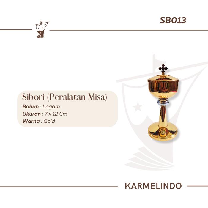 Sibori Logam warna Gold (Peralatan Misa)