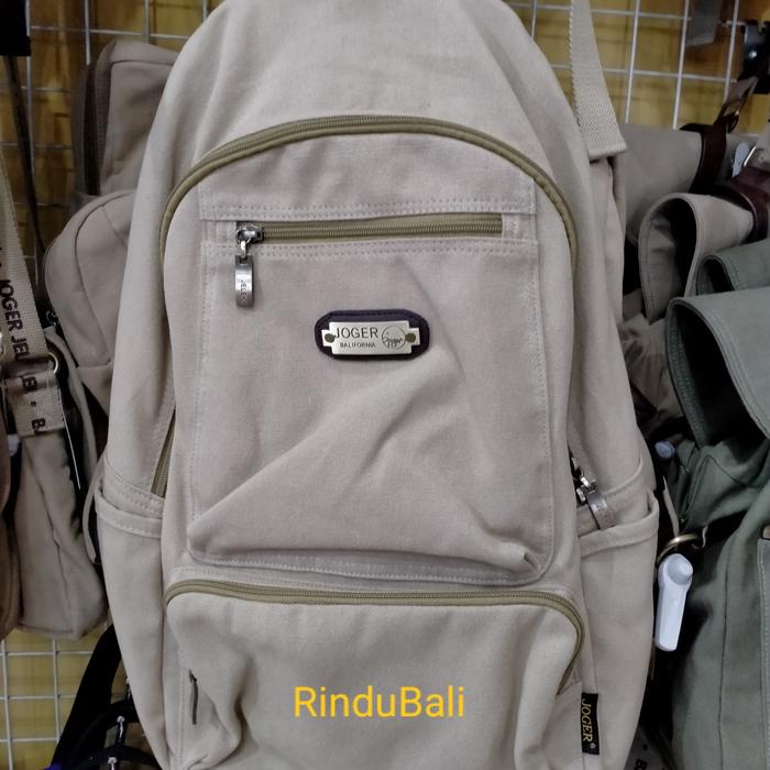 Tas Punggung Canvas Joger Bali Asli