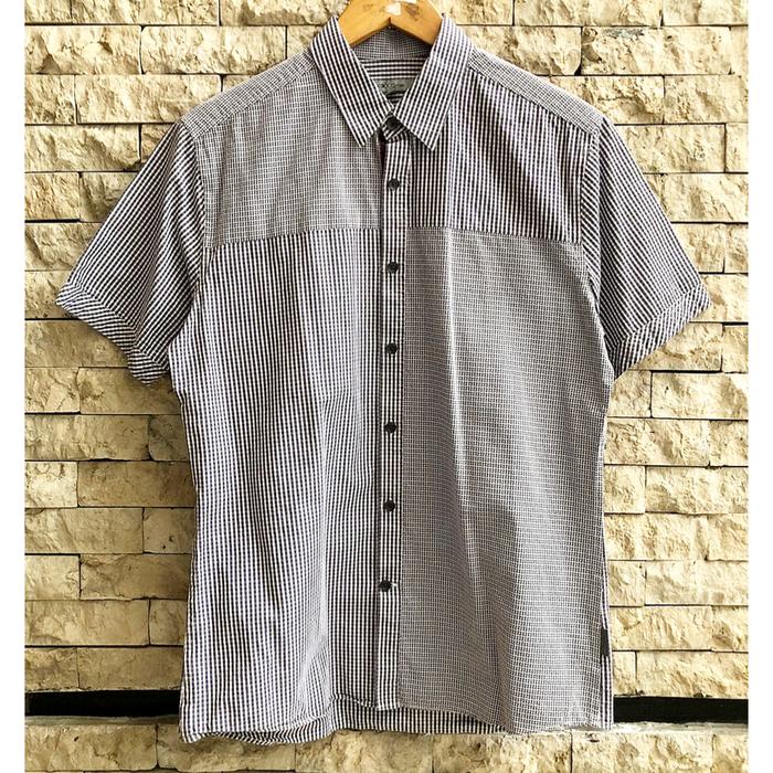PRELOVED G2000 PLAID SHIRT MEN KEMEJA TANGAN PENDEK PRIA MOTIF KOTAK2