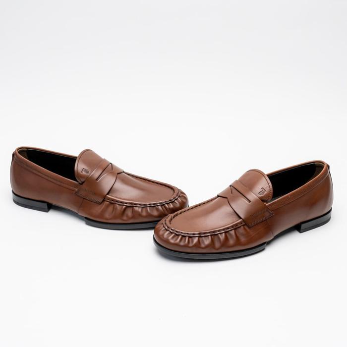 Sepatu pria original - Tod's Penny Bar Smooth Leather Loafers