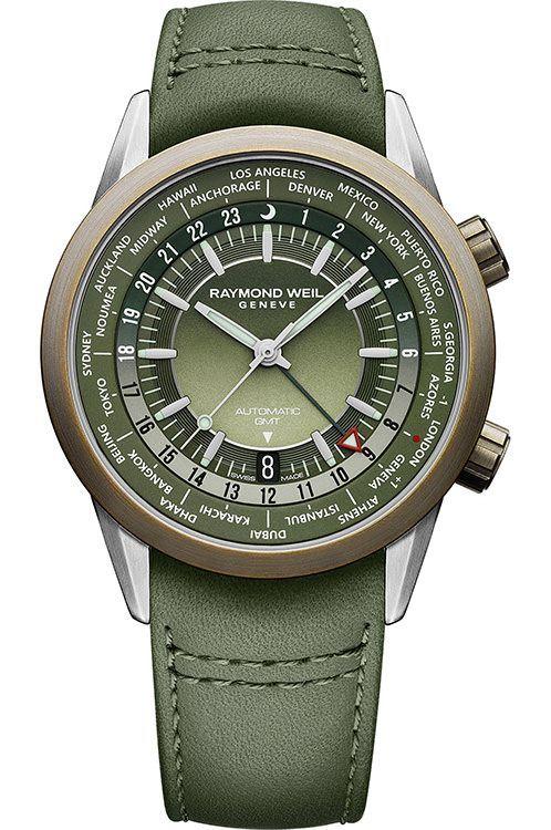 RAYMOND WEIL FREELANCER GMT WORLDTIMER REF.2765-SBC-52001