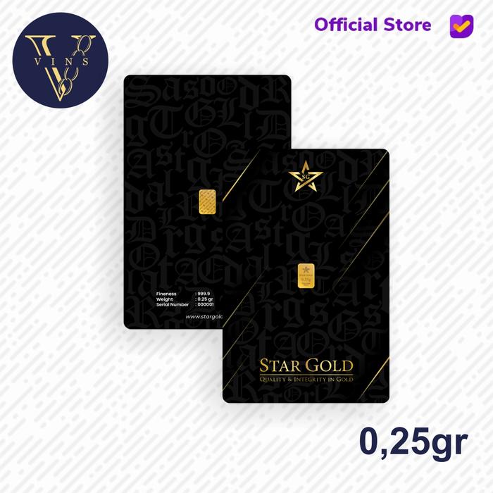 Logam Mulia Micro Gold StarGold Premium - 0.25 Gram