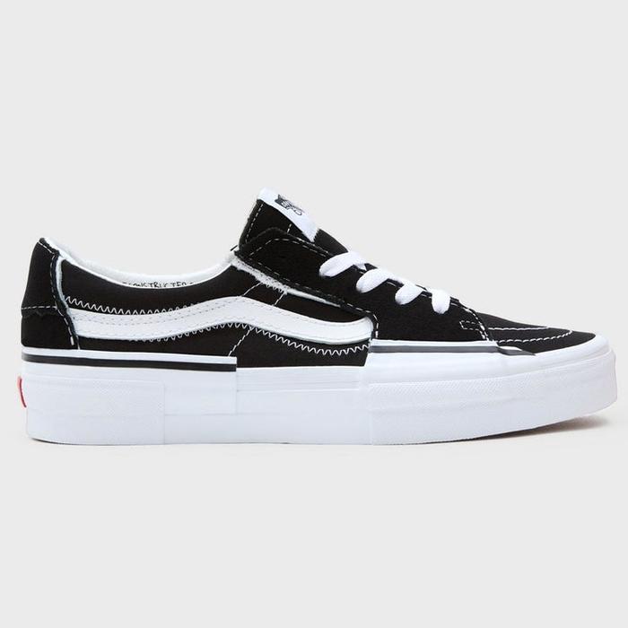 VANS SK8 LOW RECONSTRUCT BLACK WHITE ORIGINAL RESMI