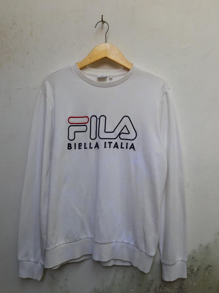 Crewneck Fila warna Putih Biella Italia