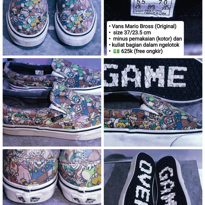 SEPATU VANS MARIO BROSS ORIGINAL