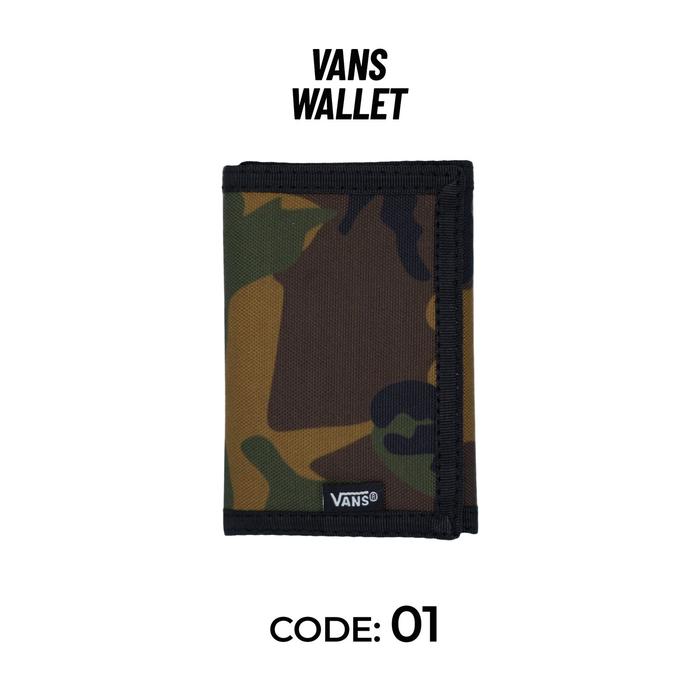 VANS WALLET ARMY ORIGINAL 100%