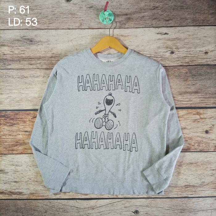 Crewneck UT Uniqlo X Peanuts
