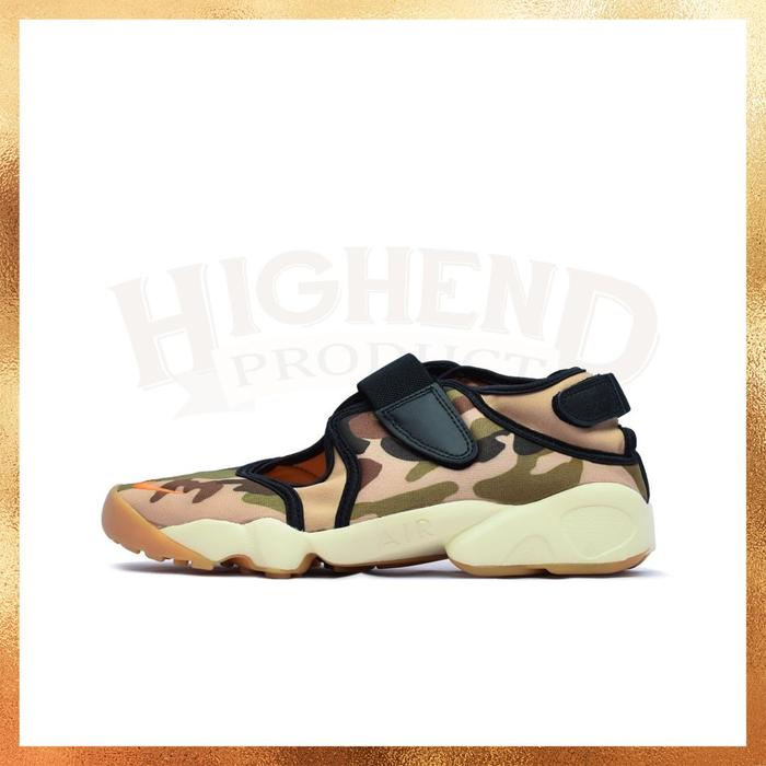 Sepatu Ninja Nike Air Rift Olive Camo 100% Original FJ5447-200