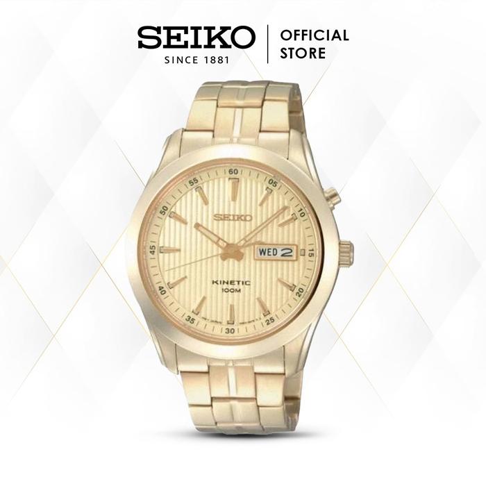Jam Tangan Pria Seiko Kinetic Stainless Steel SMY106P1 Original