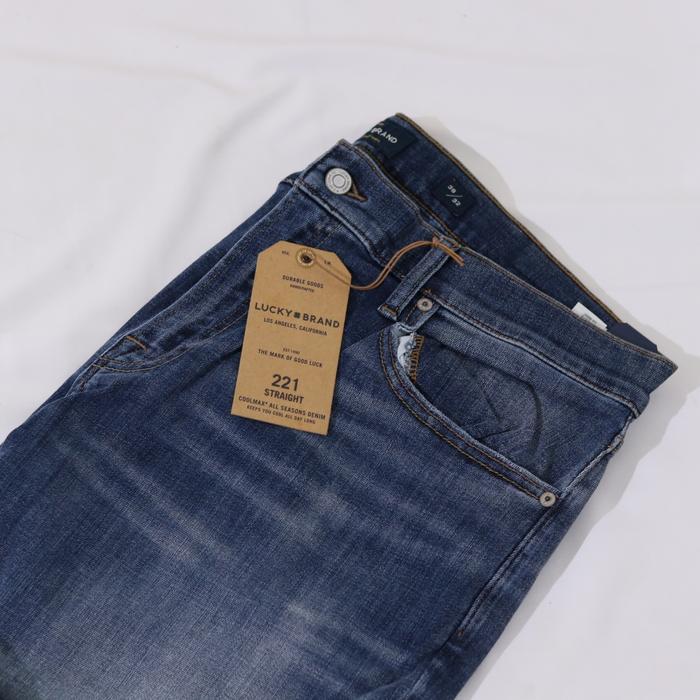 celana jeans pria jumbo big size lucky brand 221 straight original