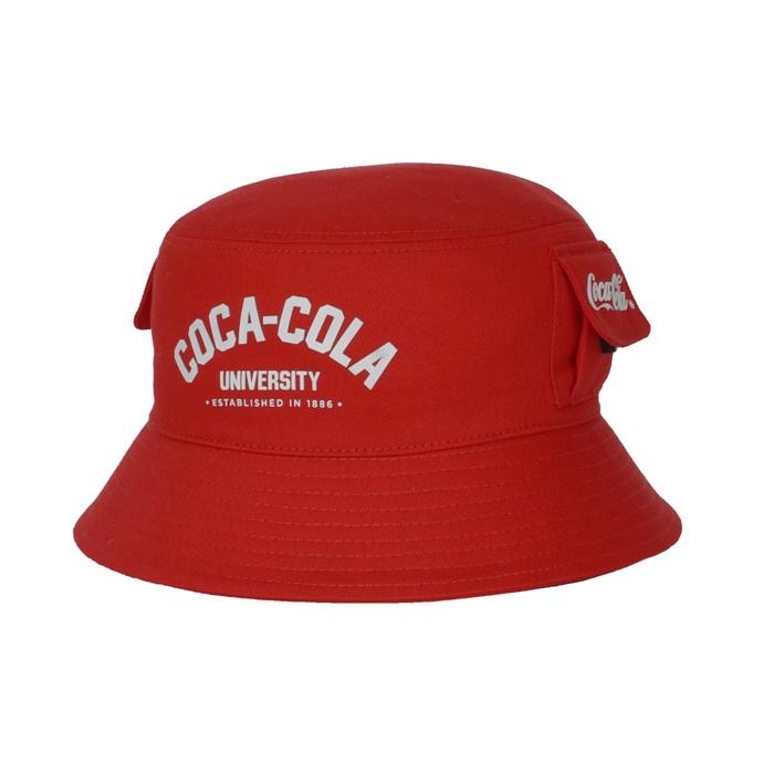 Topi Kalibre Coca-Cola Bucket Hat Fashion 940108600 Red Original 100