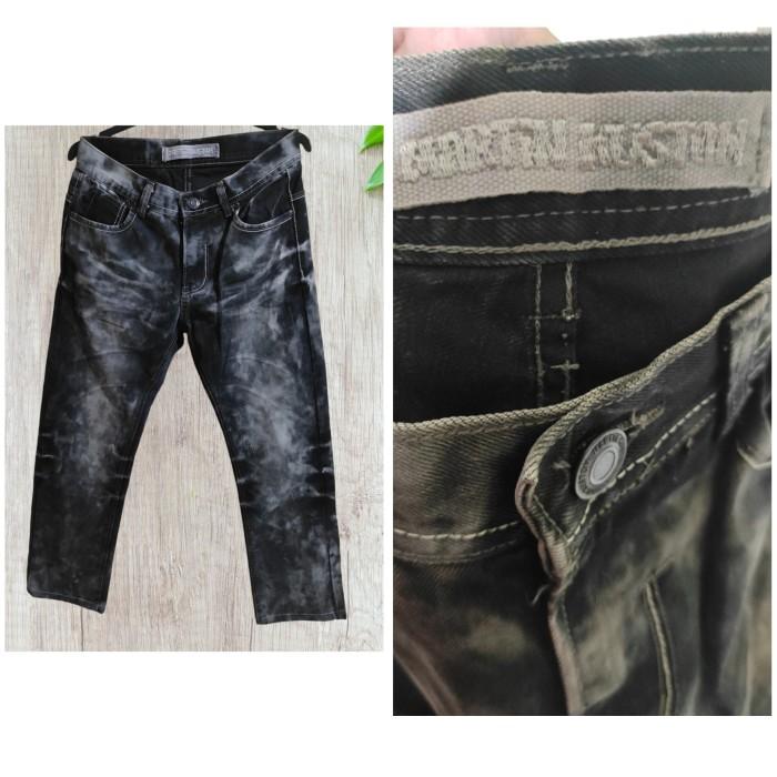 Celana Jeans Rip Acid Wash Second Branded Martin Kuston 29 - 30 a1
