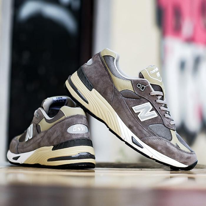 SEPATU SNEAKERS PRIA CASUAL NB 991 GREY OFF COCOK UNTUK SANTAI