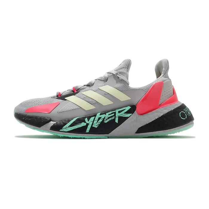 Adidas X9000L4 Cyberpunk Grey Two Yellow Zest Signal Pink Original