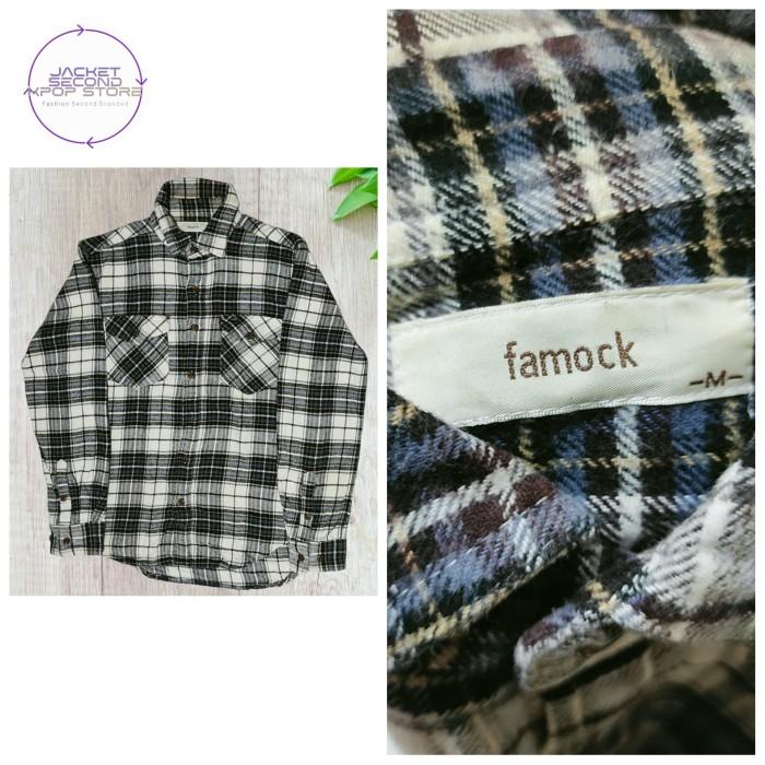Kemeja Flannel Workshirt Wol Second Branded Famock M a1