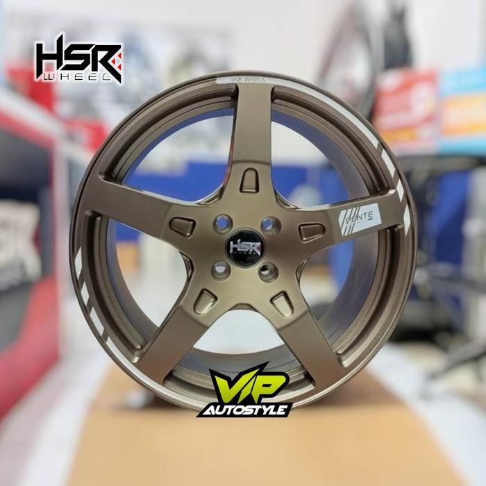 Velg mobil Ring 18 Honda City Jazz Yaris Raize HSR Pente Bronze racing