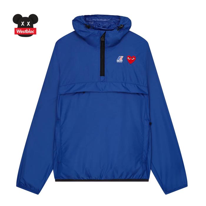 Comme Des Garcons Play x K-Way Half Zip Jacket - Mastermind Fragment